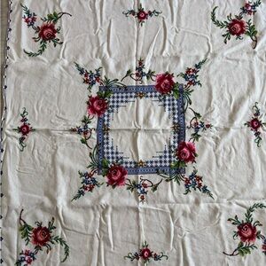 Needle Point Tablecloth